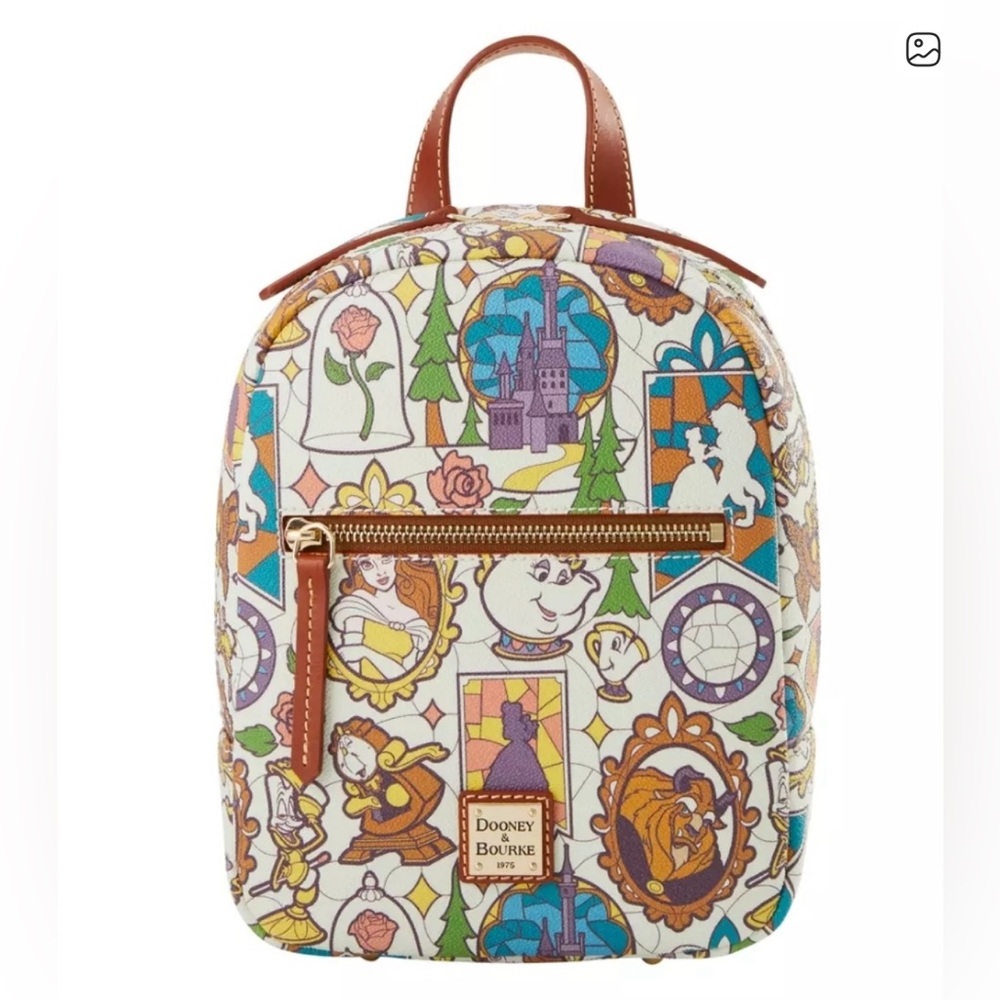 NWT Disney Parks Beauty and the Beast Dooney & Bourke Backpack